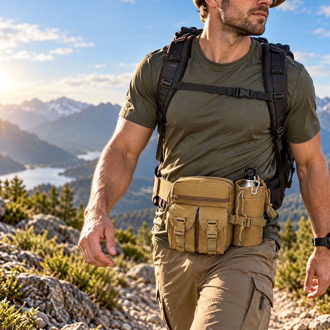 Многофункциональная тактическа – обзор и цена Hiking Backpack Waterproof